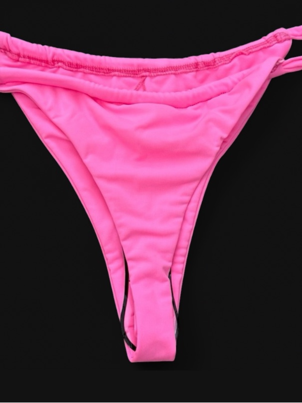 Pink Ruched Underwire Bikini Set - Picture 8 of 9
